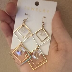 5/20 Eegant Gold Geometric Earrings